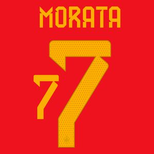 Morata 7 (Officiële Spanje Bedrukking 2022-2023)