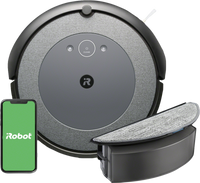 iRobot Roomba Combo i5 robotstofzuiger Zakloos Zwart, Grijs - thumbnail
