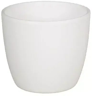 Floran bloempot boule 10,5x8,5 cm wit mat
