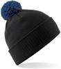 Beechfield CB450 Snowstar® Beanie - Black/Bright Royal - One Size