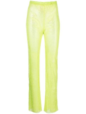 Santa Brands pantalon droit à ornements - Vert