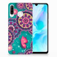 Huawei P30 Lite | Hoesje maken | Cirkels en Vlinders