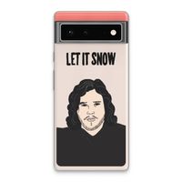 Let It Snow: Google Pixel 6 Transparant Hoesje