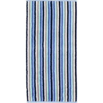 Cawö Cawo Shades Streifen Gastendoekje 30x50 aqua