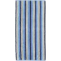 Cawö Cawo Shades Streifen Gastendoekje 30x50 aqua