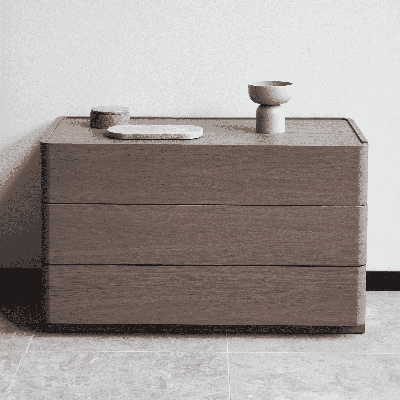 Nohr Ladekast / Dressoir 'Lotte' Met 3 laden, 100cm, kleur Mocca Nohr Ladekast / Dressoir 'Lotte' Met 3 laden, 100cm, kleur Mocca