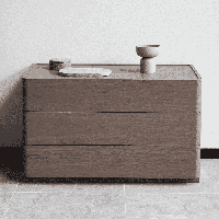 Nohr Ladekast / Dressoir 'Lotte' Met 3 laden, 100cm, kleur Mocca