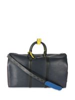 Louis Vuitton Pre-Owned sac de voyage Patchwork Keepall 50 - Bleu - thumbnail