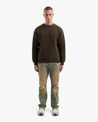 Croyez Gallery Knit Sweater Heren Brown - Maat S - Kleur: Bruin | Soccerfanshop