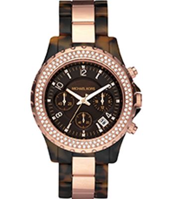 Horlogeband Michael Kors MK5416 Kunststof/Plastic Bruin 20mm