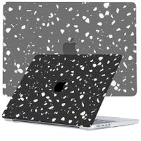 Lunso MacBook Pro 14 inch (2021-2023) cover hoes - case - Terrazzo Bergamo