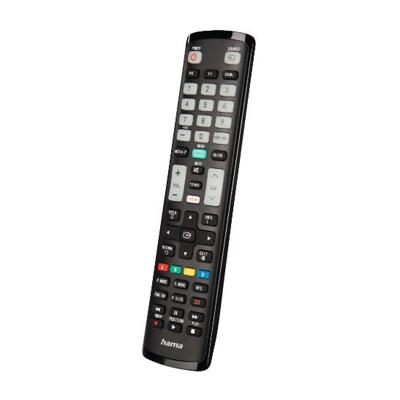 Hama Universal Remote Control voor Samsung TVs IR Teachable Illuminating Buttons Afstandsbediening Zwart