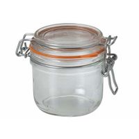 Weckpotten/inmaakpotten met klepdeksel 0.2 liter