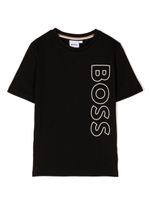 BOSS Kidswear t-shirt à logo imprimé - Noir