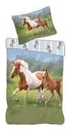 Dekbedovertrek Paard in de wei - 140 x 200 cm - Katoen