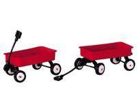Red wagons - Lemax