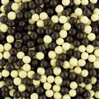 Crunchy choco&apos;s wit & puur 300 gram