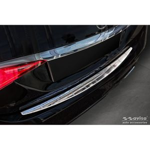 Chroom RVS Bumper beschermer passend voor Mercedes S-Klasse (W223) 2020- 'Ribs' AV238044