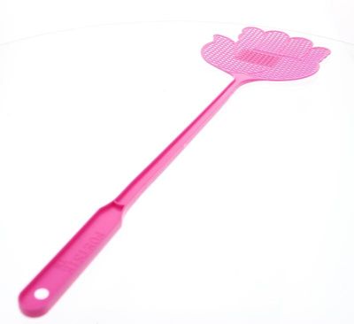 Foetsie Vliegenmepper plastic handje (1 st)