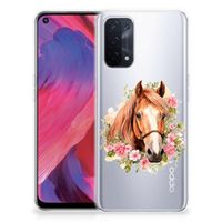 TPU Hoesje voor OPPO A74 5G | A54 5G Paard - thumbnail