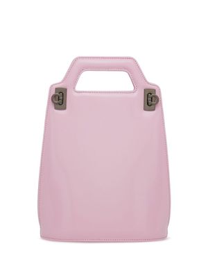 Ferragamo mini sac Wanda en cuir - Rose