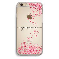 Hartjes en kusjes: iPhone 6 / 6S Transparant Hoesje