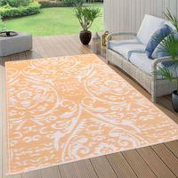 VidaXL Buitenkleed arakil 80x150 cm pp oranje en wit