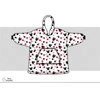 Mickey Mouse hoodie poncho stipjes maat XS - L - polyester