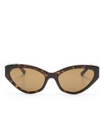 Balenciaga Eyewear lunettes de soleil GV Day à monture papillon - Marron - thumbnail