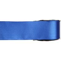 Satijn Sierlinten - blauw - glanzend - breed 25 mm - Lengte 25 meter - cadeau inpakken - versieren