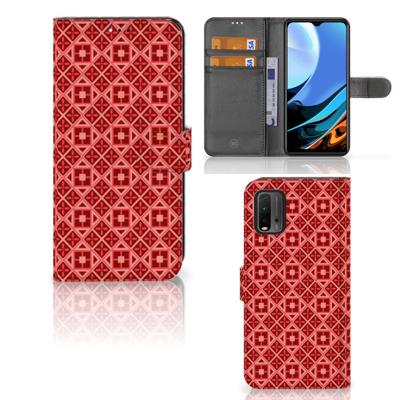 Xiaomi Redmi 9T | Poco M3 | Telefoon Hoesje | Batik Rood