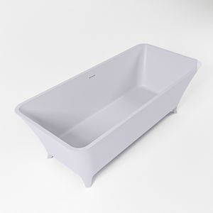 Vrijstaand bad Mondiaz Lundy | 170x75 cm | Solid surface | Ovaal | Cale