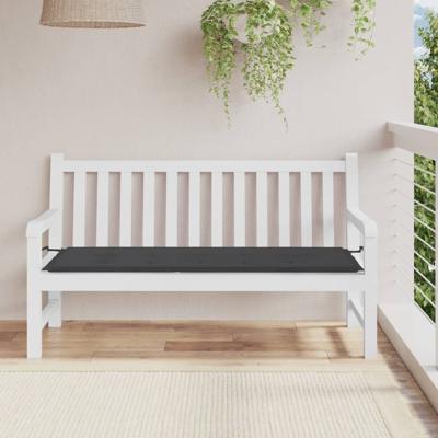VidaXL Tuinbankkussen 150x50x4 cm oxford stof zwart