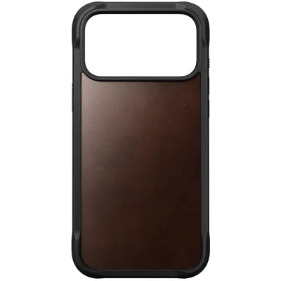 Nomad Horween Rugged lederen hoesje iPhone 17 Pro Max - Brown