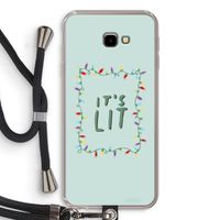 It's Lit: Samsung Galaxy J4 Plus Transparant Hoesje met koord