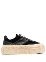 MM6 Maison Margiela baskets à plateforme - Noir