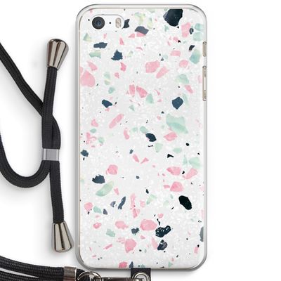 Terrazzo N°3: iPhone 5 / 5S / SE Transparant Hoesje met koord