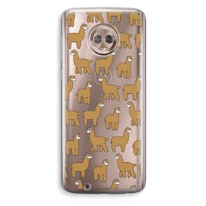 Alpacas: Motorola Moto G6 Transparant Hoesje