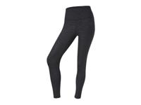 CRIVIT Dames sportlegging (zwart/all-over-print, XS (32/34))