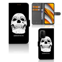 Telefoonhoesje met Naam Poco F3 | Xiaomi Mi 11i Skull Eyes - thumbnail