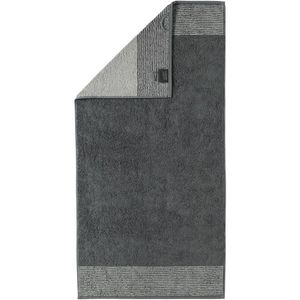 Cawö Cawo Two-Tone Badhanddoek Leisteen 80x150