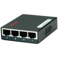 ROLINE Gigabit Ethernet Switch, Pocket, 4-Poorts