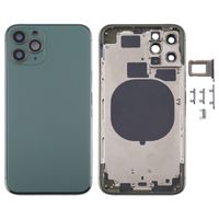 Back Housing Cover met SIM Card Tray & Side keys & Camera Lens voor iPhone 11 Pro Max(Groen)
