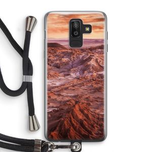 Mars: Samsung Galaxy J8 (2018) Transparant Hoesje met koord