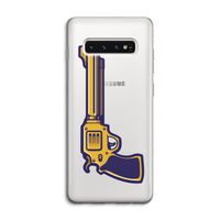 Pew Pew Pew: Samsung Galaxy S10 4G Transparant Hoesje