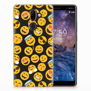 Nokia 7 Plus TPU bumper Emoji