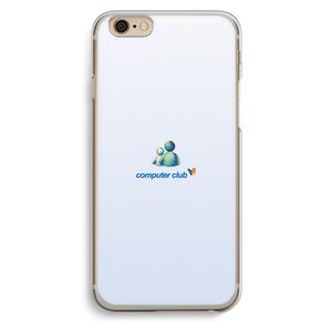 MSN: iPhone 6 / 6S Transparant Hoesje