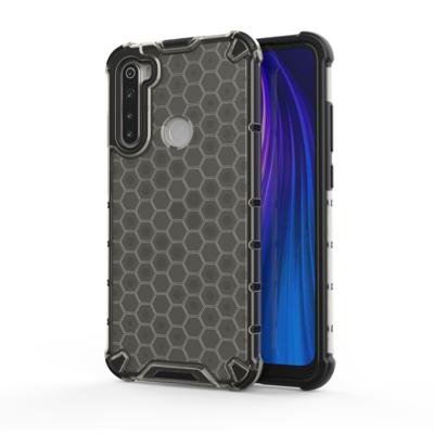 Voor OPPO Realme 5 Pro schokbestendige honingraat PC + TPU case (grijs)