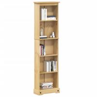 Boekenkast Corona 46x20x170 cm massief grenenhout