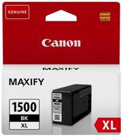 Canon inkc. PGI-1500XL BK inktcartridge zwart high capacity 34,7ml (Eigen Voorraad) - thumbnail